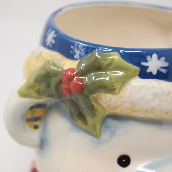 Susan Winget Holiday Polar Bear Head Mug 3D Crtifd International Anthropomorphic - Picture 8 of 14